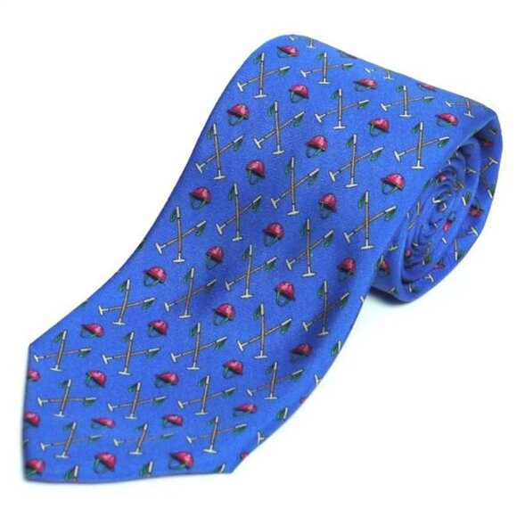 NWT Polo Ralph Lauren Men's Equestrian Silk Tie